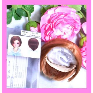 1/3 BJD Volks Super Dollfie SD DD Wig W-184 Cork Brown 9/10 Stylish Short